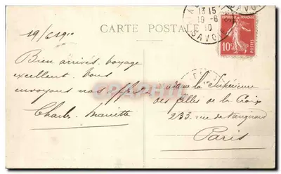 Aix-les-Bains (Savoie) — A Abadia de Hautecombe — Coll. L. Grimal, Chambéry — Verso