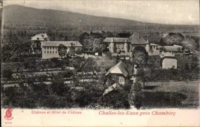 Castelo e Hotel do Castelo — Challes-les-Eaux perto de Chambéry — KF, n° 27118