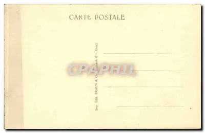 Lago de Retournemer e Casa Florestal — n°1236 — Editor BRAUN & Cie, Rhinach — Verso