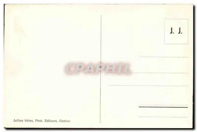 Wjazd Ste Marie i Mont-Blanc — J. J. 2979 — Jullien bracia, Fot. Wydawcy, Genewa — Rewers