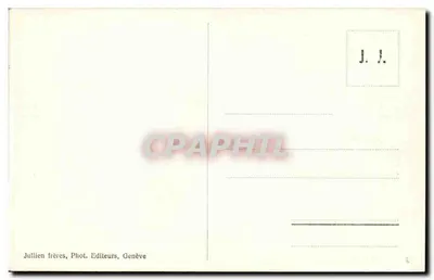 Les Praz e a Agulha do Diabo — vista panorâmica — J.J. 7743 — Verso