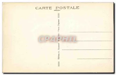 Granville Artística — O Caminho do Tour du Roc — Edição A. Bernard, Granville — Verso
