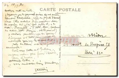 Samoëns (Haute-Savoie) - Aldeia dos Allamands — L. Faures, editor, n° 1443 — Verso