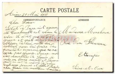 Amiens — Katedra i ogólny widok — LL. nr 97 — Rewers