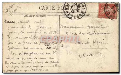 Amiens — L'Hôtel de Ville — LL. n°39 — Verso