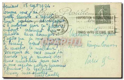 Amiens — Katedra i rynek nad wodą — LL. — nr 162 — Rewers