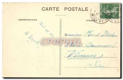 Toul Pittoresque — A Porta Moselle (lado externo) — Gerdolle et Briquet, Toul — Verso