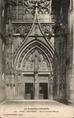 Portal de Saint-Martin — Pont-à-Mousson — La Lorraine illustrée, n°223