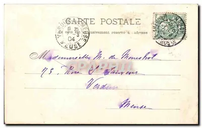 Nancy — Fontanna na placu Alliance, wybudowana w 1756 — La Lorraine illustrée, n°27 — Rewers