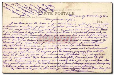 NANCY — Hémicycle de la Carrière - Pałac Rządu — Imprimeries Rénnies de Nancy — Rewers