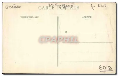 VÉZELAY — Uno de los capiteles en la iglesia — Pothain, edit. Avallon, n°5 — Reverso