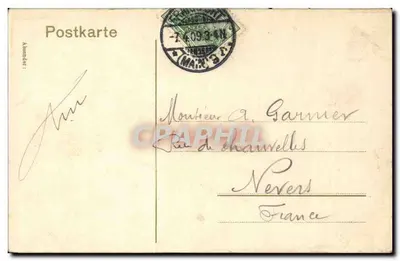 Frankfurt a. M. Hauptbahnhof — vista della stazione — editore C. P. H. n° 7160 — Verso