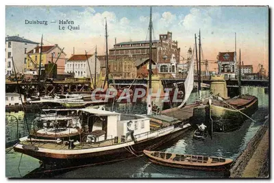 Duisburg — Hafen Le Quai — éditeur J. B. Bühle, Duisburg