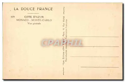 Monaco - Monte-Carlo — vue générale — Yvonn — Rewers