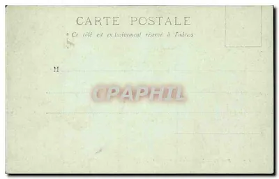 Paris — O Monumento de Alphand — LL. — Graphphil, n° 253 — Verso