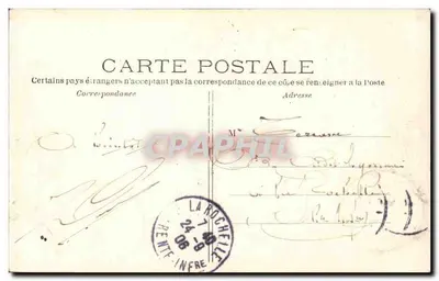 Paris - O Palácio do Eliseu — C.M. n°58 — Verso