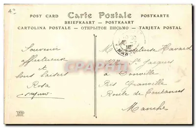PARYŻ — Wieża św. Jakuba — ND Phot. — Rewers