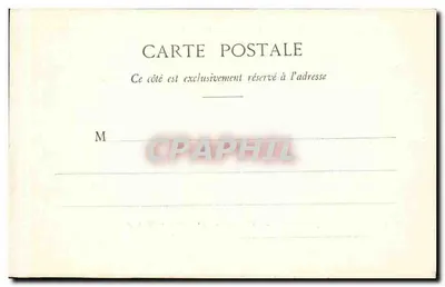 Paris - Avenue des Champs-Élysées — Arc de Triomphe im Hintergrund — unbekannter Verlag — Rückseite