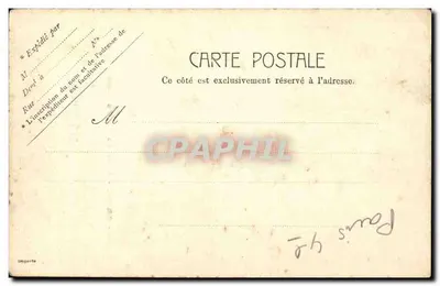 Paryż - Plac Parvis Notre-Dame — widok katedry Notre-Dame w Paryżu, nr 5026 — Rewers