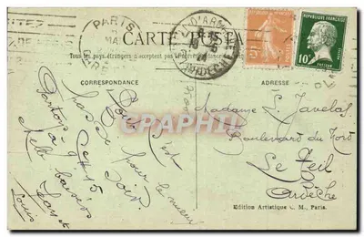 Paryż — Katedra Notre-Dame — C.M. n°235 — Rewers