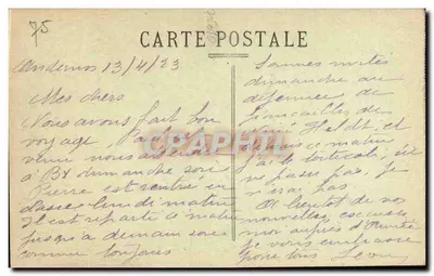 Parijs - De Poort Saint-Denis — Fotot. Marcel D'boy, Bordeaux — n°19 — Achterkant