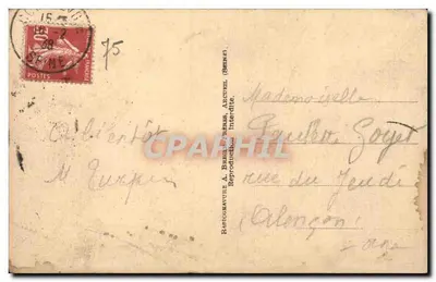 Hôpital privé du Dr De Martel — bâtiment à 219, rue Vercingétorix, Paris — éditeur impr. sur carte — Verso