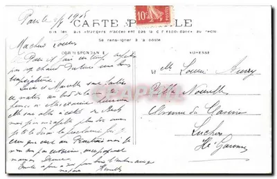 Les Buttes-Chaumont — Ponte metálico e rochedos — Paris — Verso