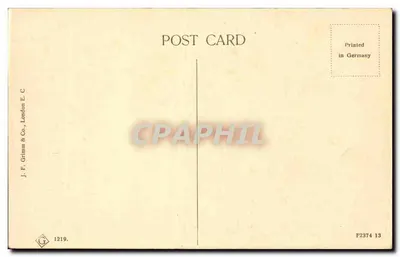 Royal Exchange & Bank of England, Londyn — J. F. Grimm & Co., Londyn E. C. — n° 1219 — Rewers