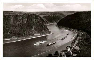 Felsental der Loreley bei St. Goarshausen am Rhein — Ansichtskarte von Ansichskartenfabrik Schönen & Co. N.R. 2503-d