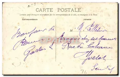 Rouen — A Rue Grand-Pont — N.G. Rouen, n°12 — Verso