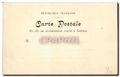 Rouen — A Igreja da Madeleine — Collect. das Nouvelles Galeries N° 70 — Verso
