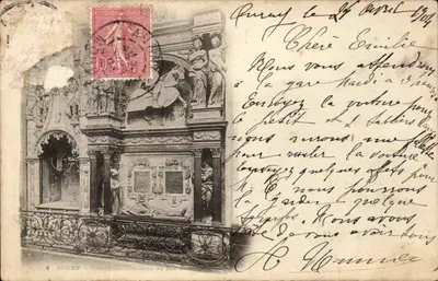 Rouen — Catedral. Túmulo do Duque de Brézé — editor anônimo, n°6