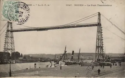 Rouen — O Ponte Transbordador — A C.P.A. n°2047