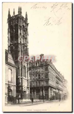 Rouen — Torre de São André — editor desconhecido, número de série não visível