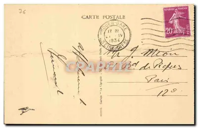 Rouen - O Quai de Paris e a Côte Ste-Catherine — editor Cartes • La Librairie, n° 267 — Verso
