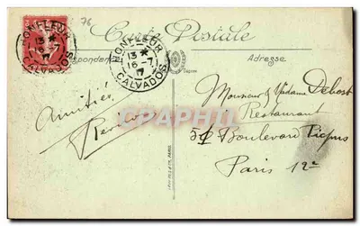 Honfleur — La Lieutenancé — LL. — n° 138 — Rewers