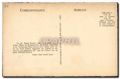 Tumba de Agnès Sorel — Abadía de Jumièges — Reverso
