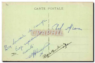 BONSECOURS — Widok z Plateau — Okolice Rouen — nr 620 — Rewers