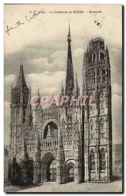 A Catedral de ROUEN — Conjunto — Família Carteret