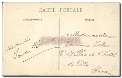 BONSECOURS — Widok z Plateau — C.V. 620 — Okolice ROUEN — Rewers