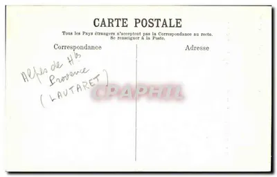 Dauphiné — Estrada da Grave para o Lautaret. Um túnel — Verso