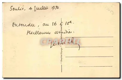 Dauphiné — Katedra na Mont-Genèvre zimą — Rewers