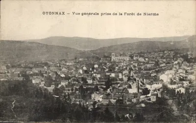 Oyonnax — Vista geral tirada da Floresta de Nierme — Editor Crislatte, Lyon