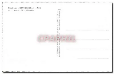 Vale da Albarine — Hauteville (Ain) — Combiér Imp. Maison (S.-et-L.) — Verso