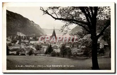 Nantua (Ain) — Vista Geral e o Lago — Édition des Quatre-Chapeaux