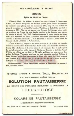 Igreja de Bourg (Ain) — Cúpula — Coleção da Kolarsine e da Solution Pautauberge — Verso