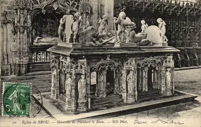 Igreja de Brou — Mausoléu de Philibert le Beau — ND Pbot.