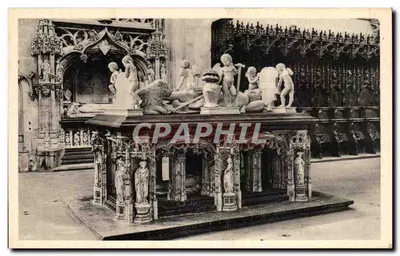Túmulo de Philibert le Beau — Igreja de Brou (Ain) — Serv. Comercial Monumental Históricos, Paris