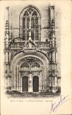 Igreja de Brou — O Portal Lateral — ND Pbot