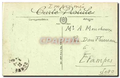 Albert — Bazylika — Ruiny Wojny Wielkiej — Wydawca LL, n° 504 — Rewers